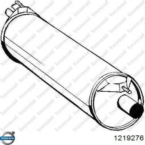 BS235899 Bosal silenciador posterior