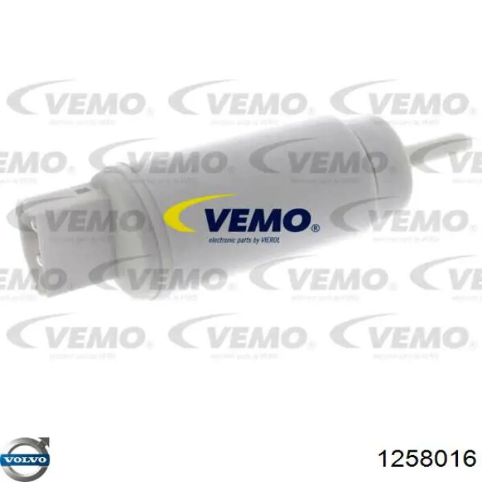 Bomba de limpiaparabrisas delantera Volvo 1258016