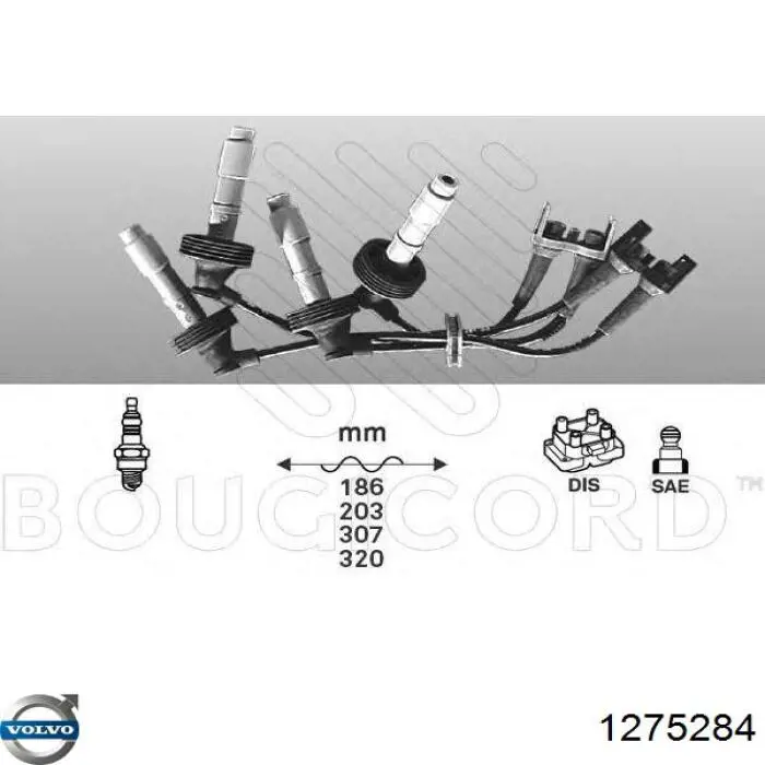 Cable de bujías Volvo V40 familiar comprar en España