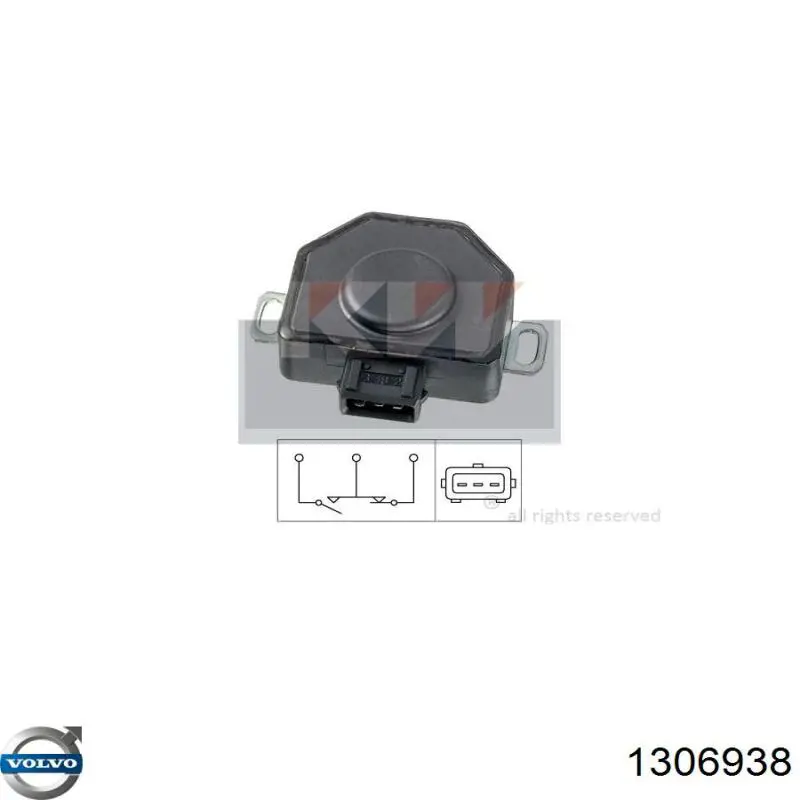 Sensor, posición mariposa Nissan Qashqai 2 J11
