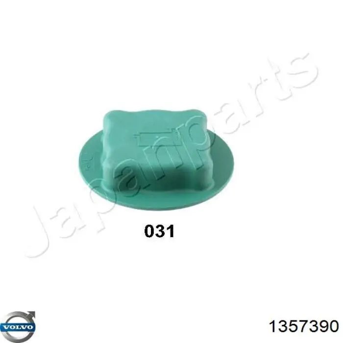 1357390 Volvo tapón de expansión de refrigerante/anticongelante