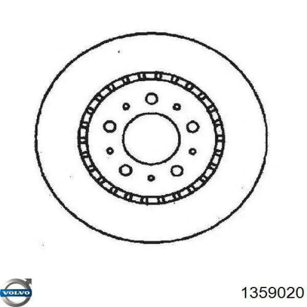 1359020 Volvo disco de freno delantero