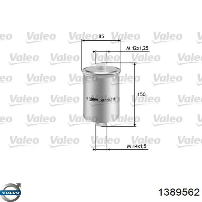 Comprar 1389562 Volvo Filtro diesel