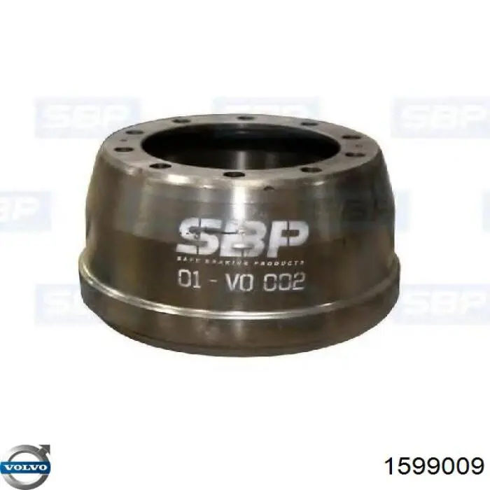 Tambor de freno delantero Volvo 1599009 precio, desde 82,79 EUR