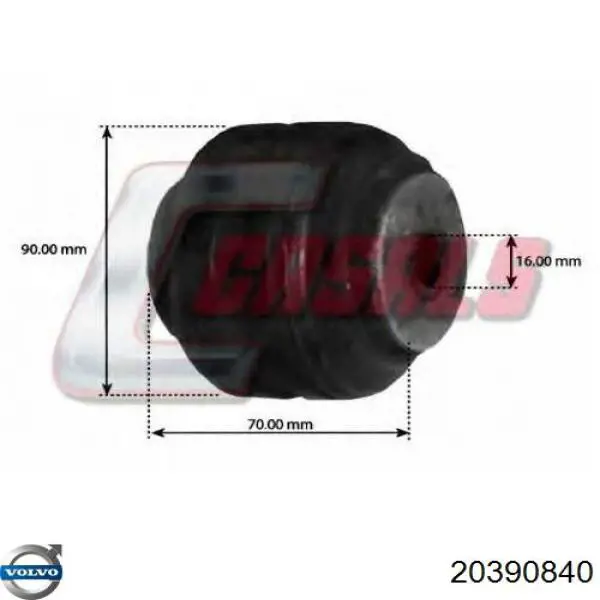 Soporte de cabina Volvo 20390840 precio, desde 23,87 EUR