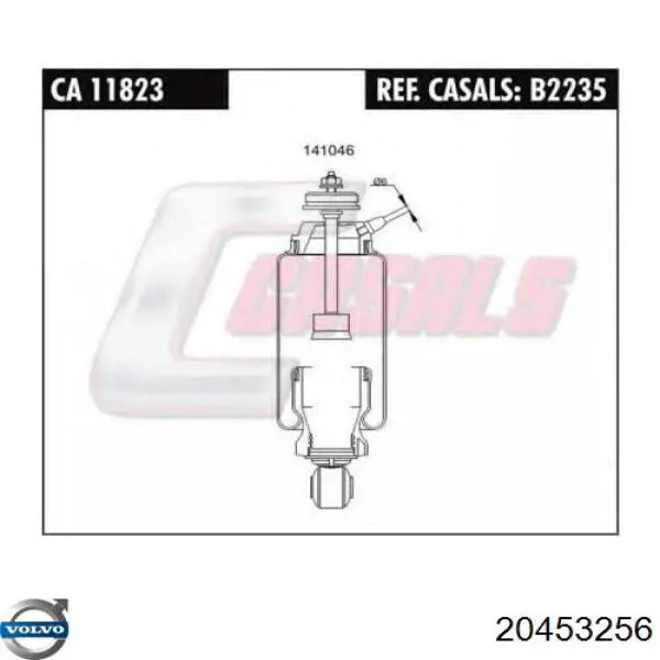 20453256 Volvo Amortiguador de cabina
