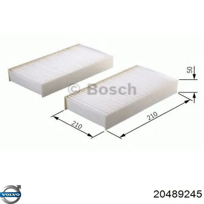 20489245 Volvo Filtro antipolen