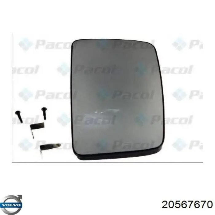 20567670 Volvo elemento para espejo retrovisor