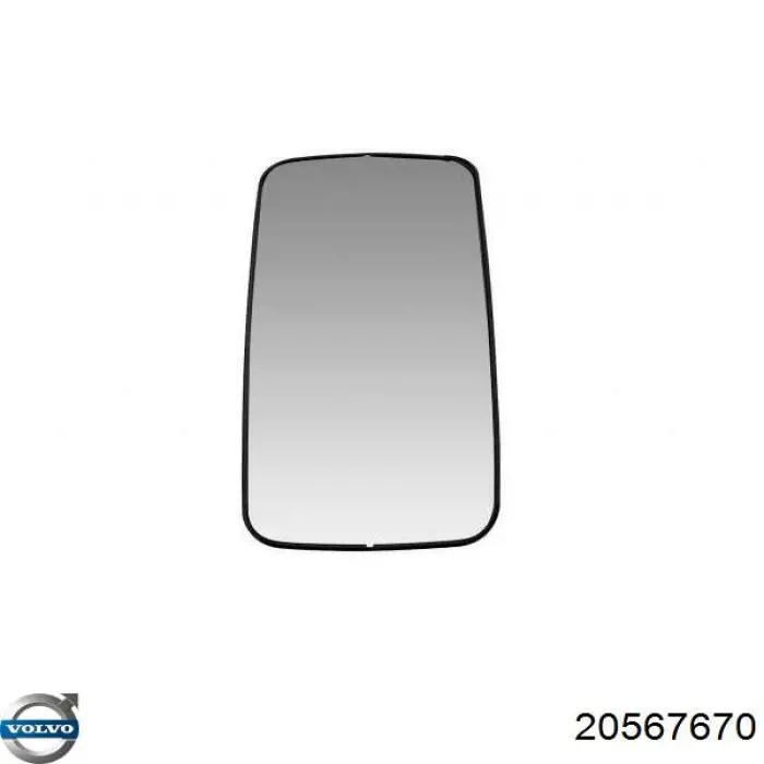 Comprar 20567670 Volvo Cristal de espejo retrovisor