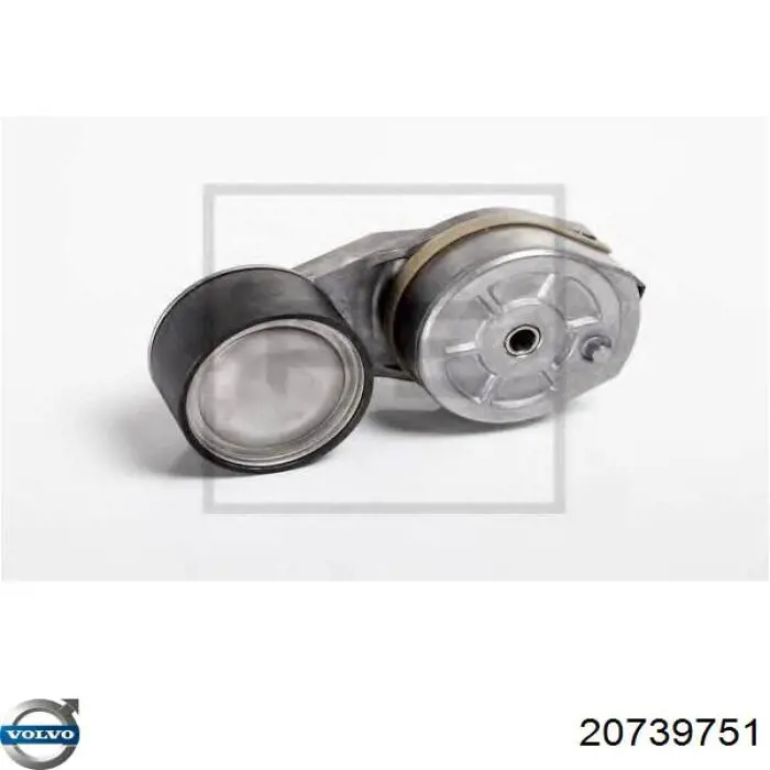 Tensor de la correa trapecial poli v Renault (RVI) 7421819687