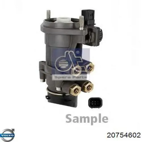 Válvula de freno bajo pedal (camión) 21390592 Volvo