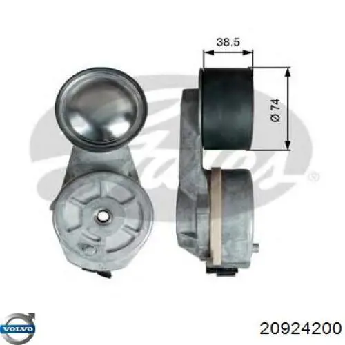Comprar 20924200 Volvo Tensor de correa poli V 