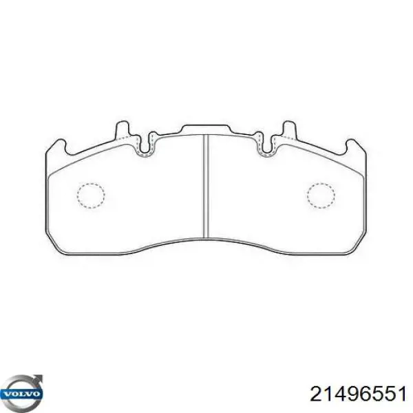 Pastillas freno delanteras Volvo 21496551 precio, desde 110,44 EUR