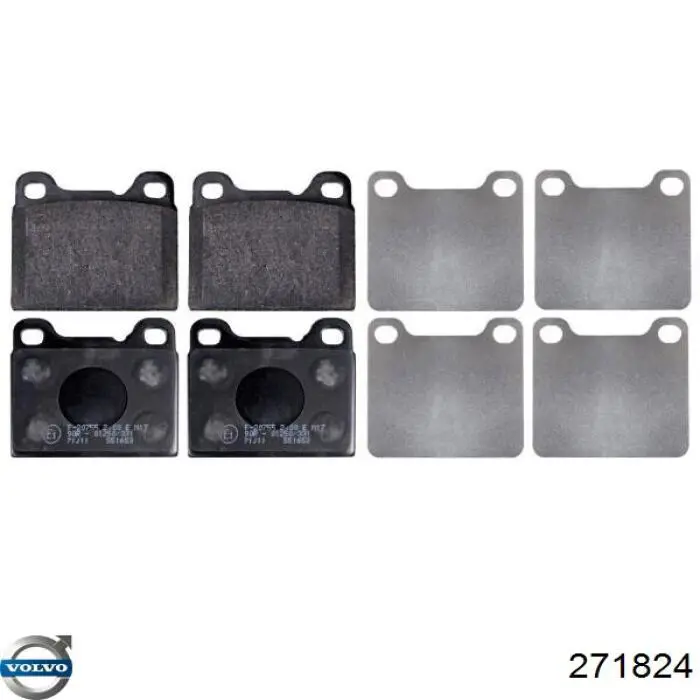 Comprar 271824 Volvo Pastillas de freno traseras