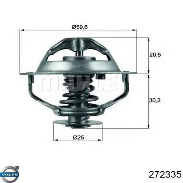 Termostato Volvo 272335 precio, desde 28,69 EUR