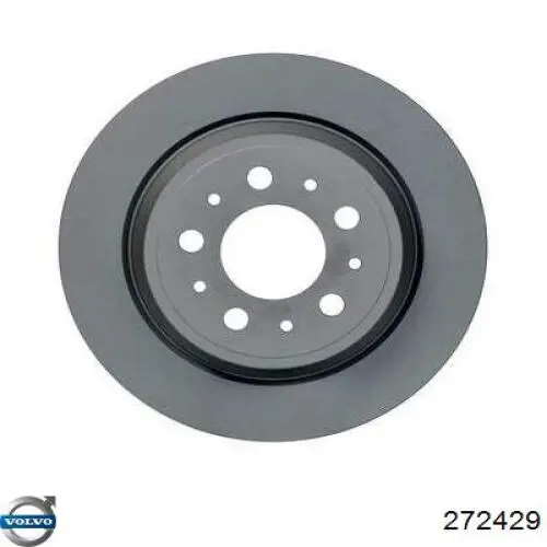 Disco de freno trasero 272429 Volvo