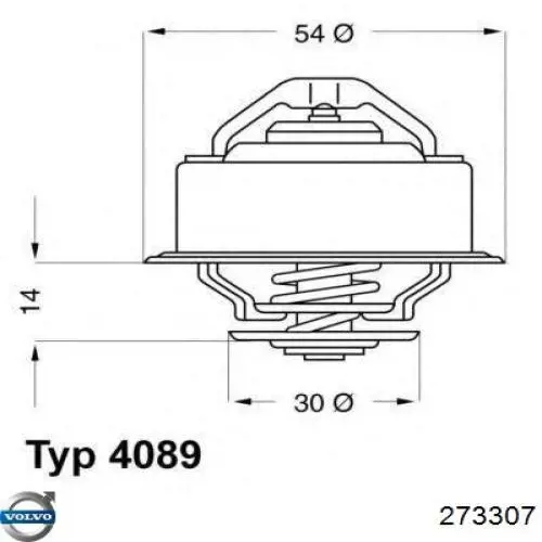 GTS181 Land Rover termostato, refrigerante