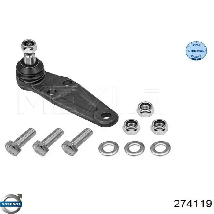 274119 Volvo rótula de suspensión inferior derecha