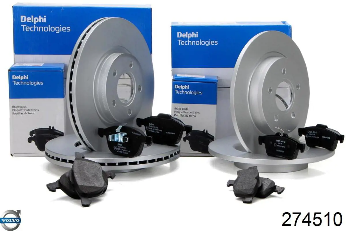 Freno de disco delantero Volvo V40 525, 526