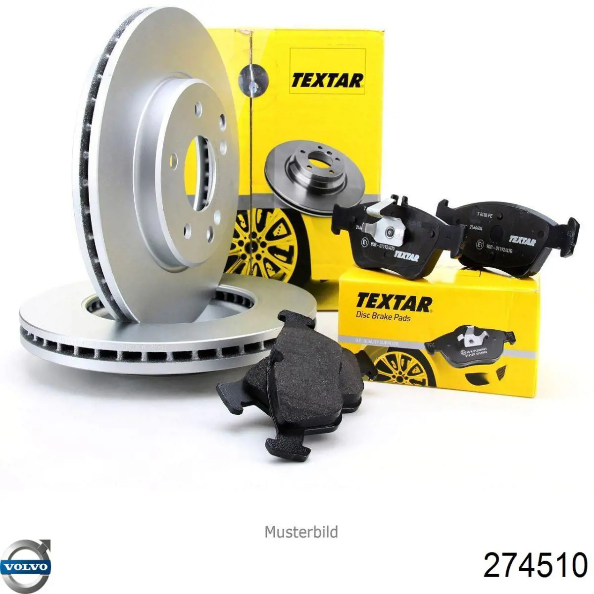 Freno de disco delantero Volvo V40 525, 526