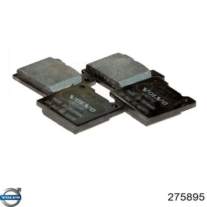 275895 Volvo pastillas de freno traseras