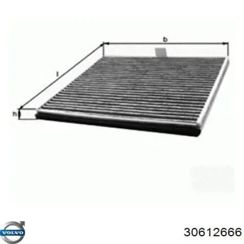 30612666 Volvo Filtro antipolen