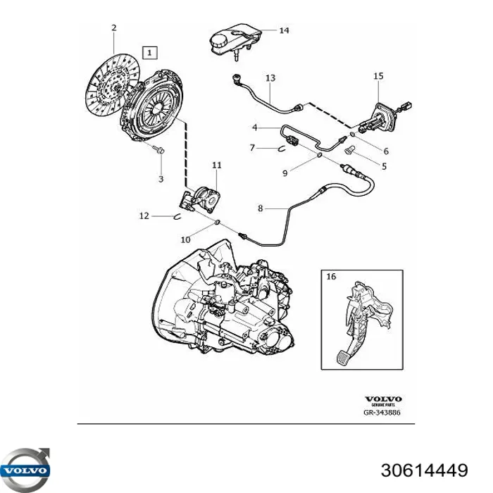  Volvo 30614449 precio, desde  EUR