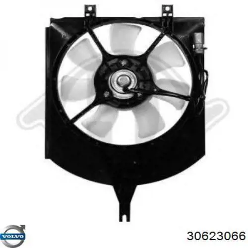 30862192 Volvo difusor de radiador, ventilador de refrigeración, condensador del aire acondicionado, completo con motor y rodete