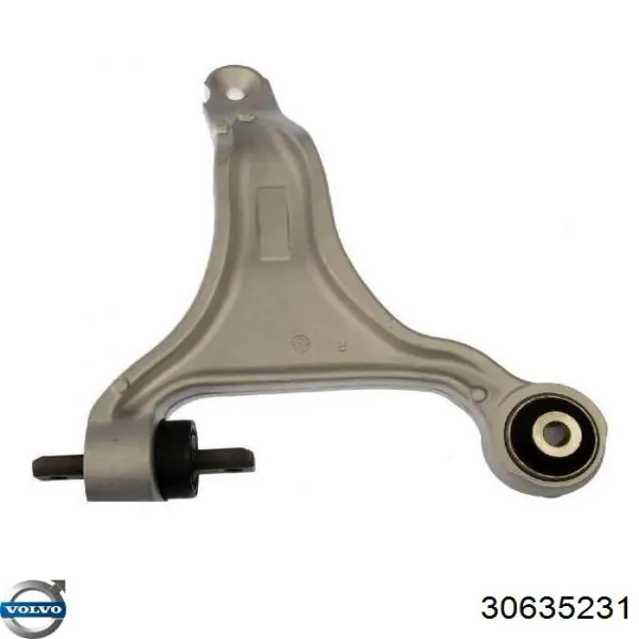 Brazo inferior izquierdo de la suspensión delantera 30635231 Volvo