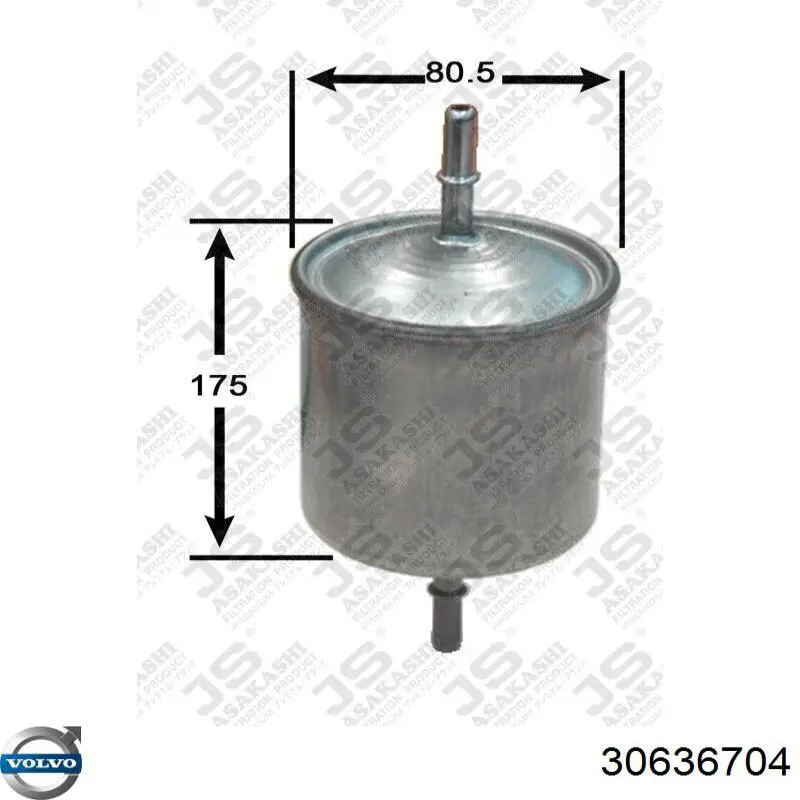 30636704 Volvo filtro combustible