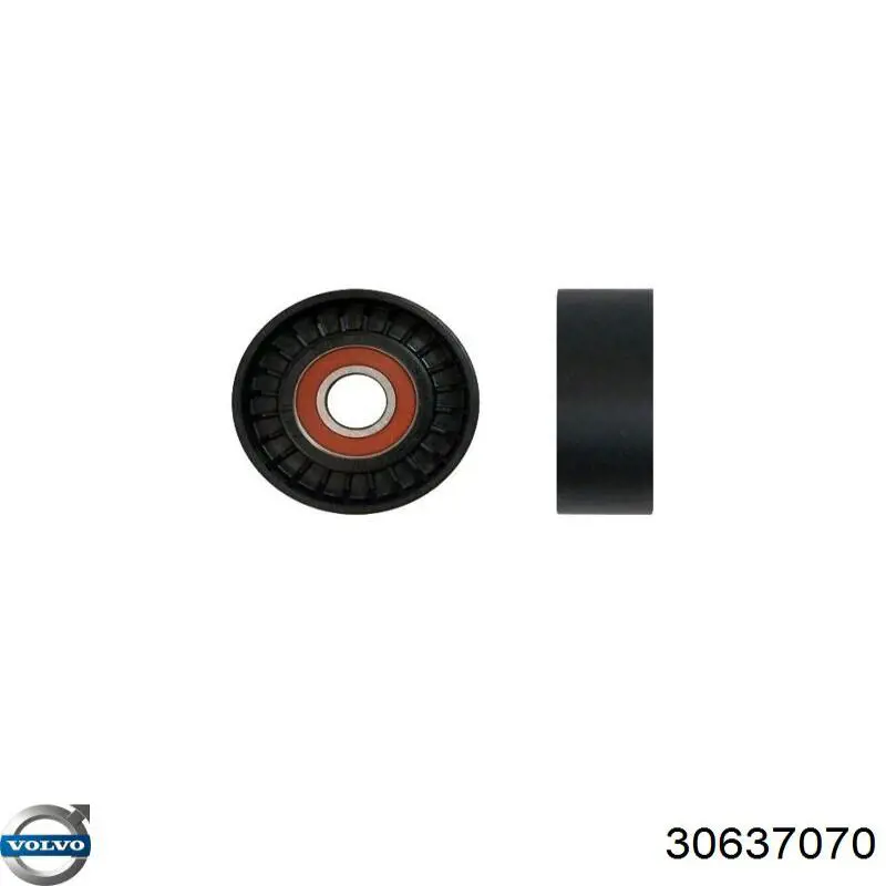 Tensor de la correa trapecial poli v Volvo 30637070