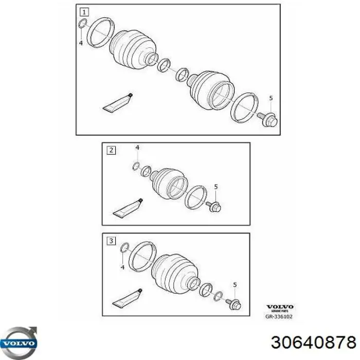 Comprar 36002452 Volvo Semieje delantero derecho