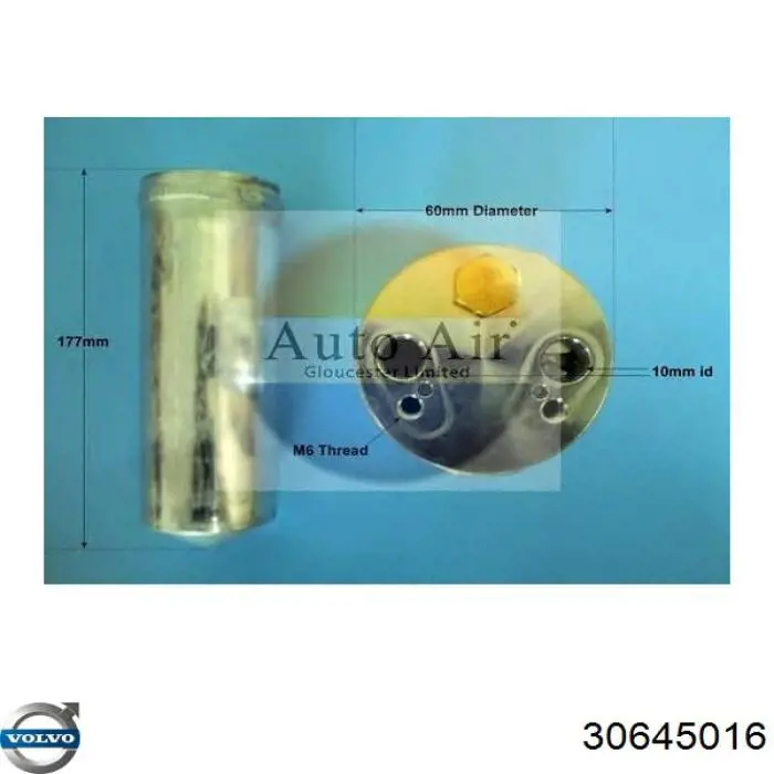 Comprar 30645016 Volvo Filtro secador de aire acondicionado