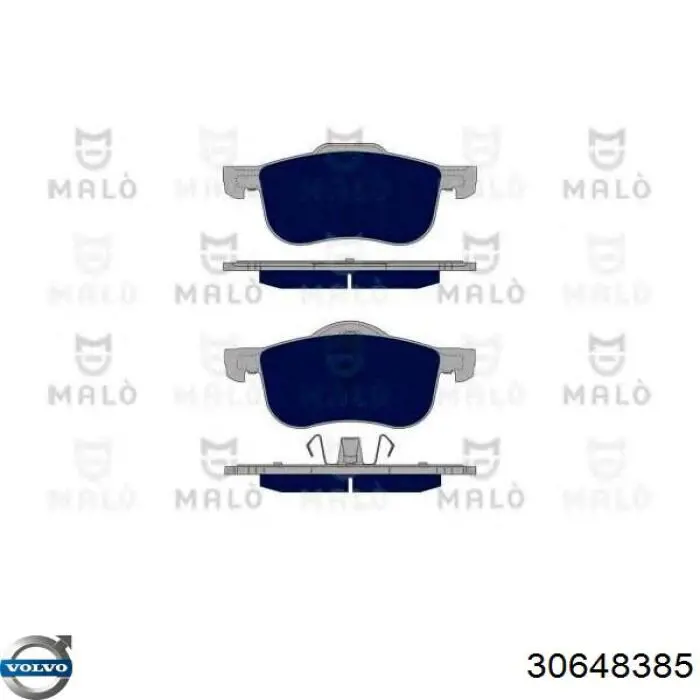 Pastillas de freno 30648385 Volvo