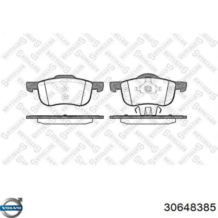 Pastillas freno delanteras Volvo 30648385 precio, desde 28,96 EUR