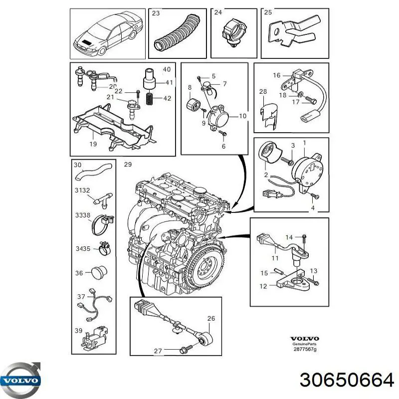  Volvo 30650664 precio, desde  EUR