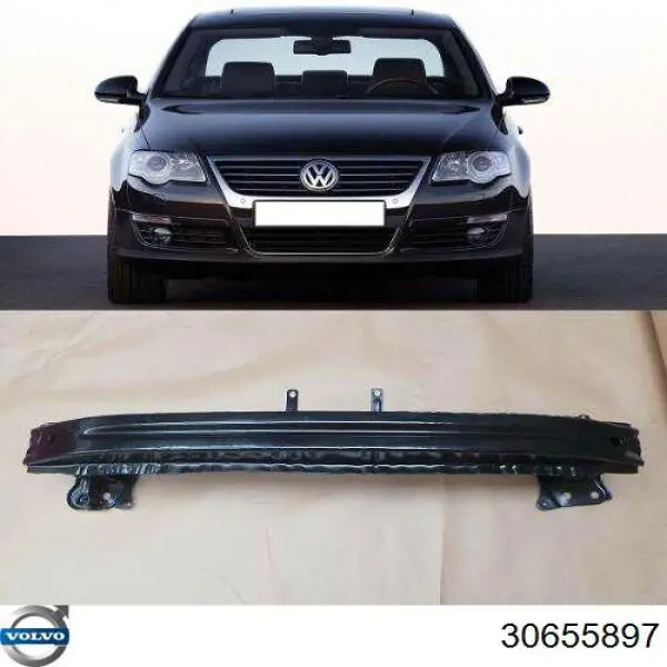 Comprar 30655897 Volvo Absorbedor del parachoques delantero