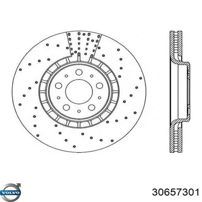 Frenos delanteros Volvo 30657301 precio, desde 55,28 EUR
