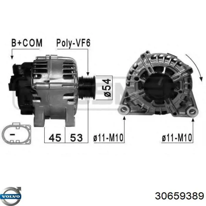 Comprar 30659389 Volvo Dynamo