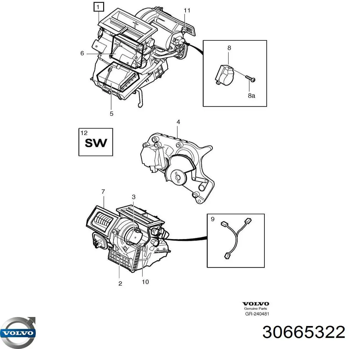  Volvo 30665322 precio, desde  