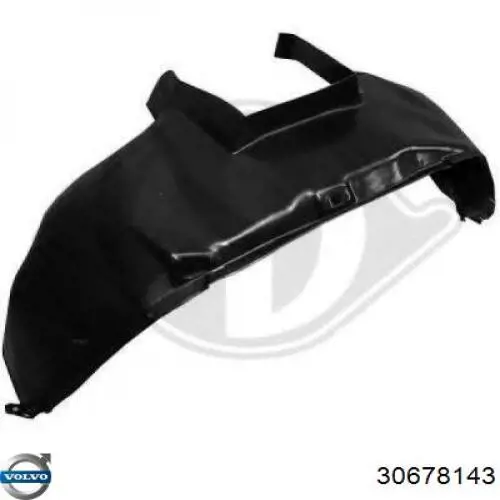 30678143 Volvo Guardalodos interior izquierdo, guardafango delantero