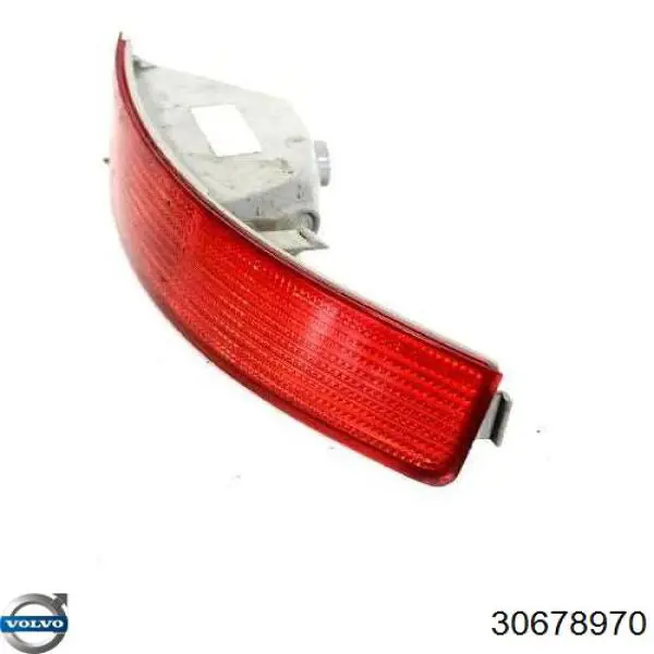 30678970 Volvo reflector, parachoques trasero, izquierdo