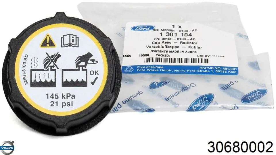 Comprar 30680002 Volvo Tapón depósito de refrigerante