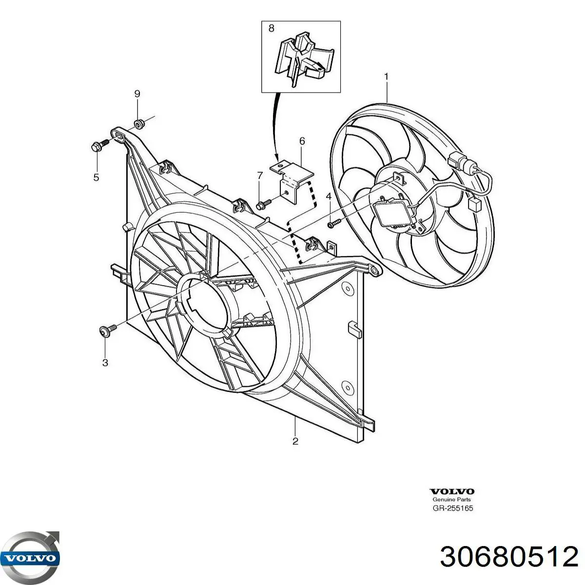 Ventilador del radiador Volvo 30680512 precio, desde 92,93 EUR