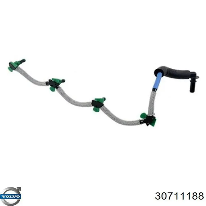 Tubo flexible, combustible de fuga para Volvo XC70 (SZ, LZ)