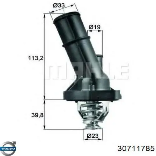 30711785 Volvo termostato, refrigerante