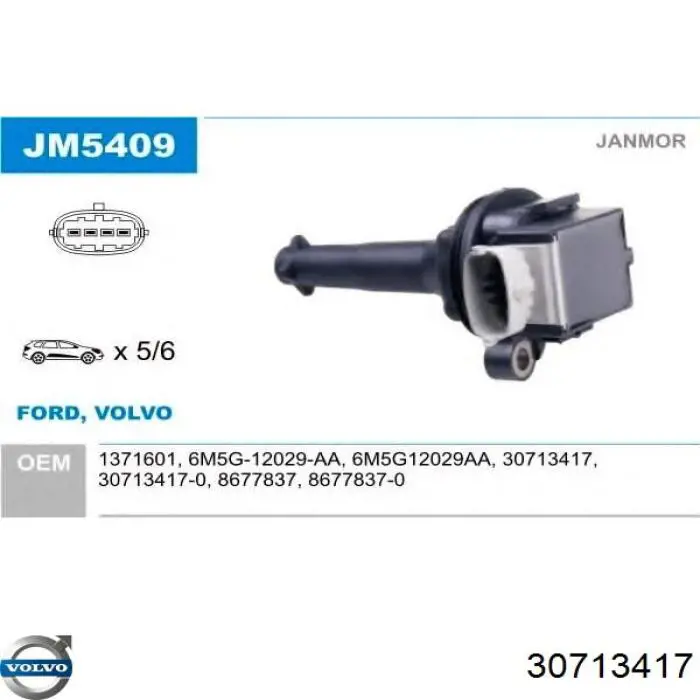 Bobina 30713417 Volvo