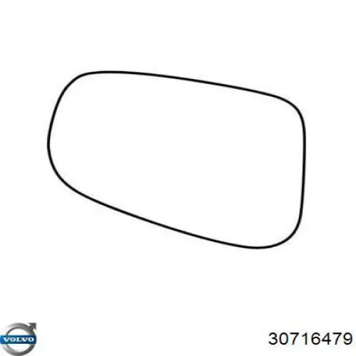 Cristal de espejo retrovisor exterior izquierdo Volvo 30716479 precio, desde 18,36 EUR
