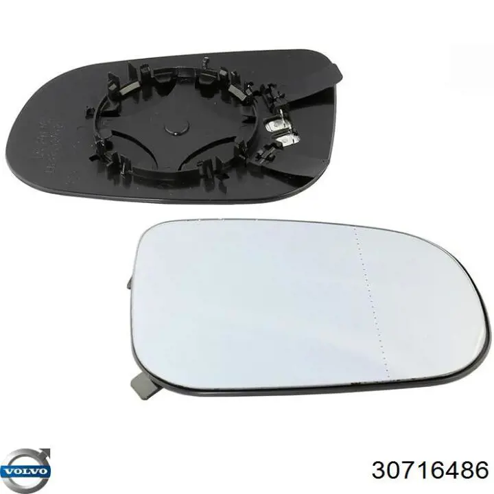 Comprar 30716483 Volvo Cristal de espejo retrovisor derecho