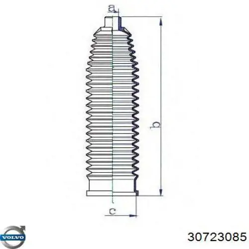 Fuelle, dirección Volvo V40 525, 526